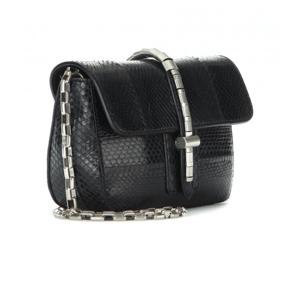 Isabel marant black leather python bag - Picture 7 of 7